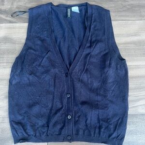 Navy blue vest